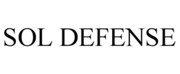 SOL DEFENSE trademark