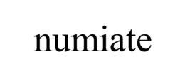 NUMIATE trademark
