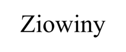 ZIOWINY trademark