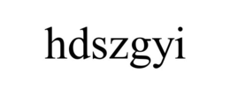 HDSZGYI trademark