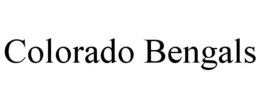 COLORADO BENGALS trademark