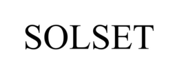 SOLSET trademark