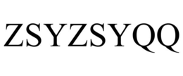 ZSYZSYQQ trademark