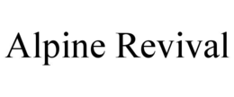 ALPINE REVIVAL trademark