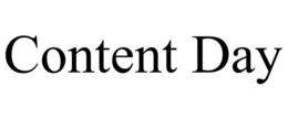 CONTENT DAY trademark