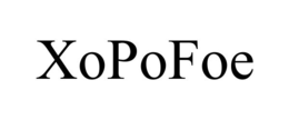 XOPOFOE trademark