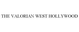 THE VALORIAN WEST HOLLYWOOD trademark