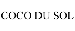 COCO DU SOL trademark