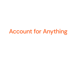 ACCOUNT FOR ANYTHING trademark