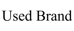 USED BRAND trademark