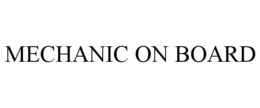 MECHANIC ON BOARD trademark