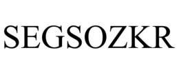 SEGSOZKR trademark