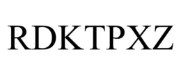 RDKTPXZ trademark