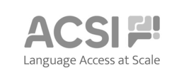 ACSI LANGUAGE ACCESS AT SCALE trademark