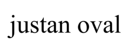 JUSTAN OVAL trademark