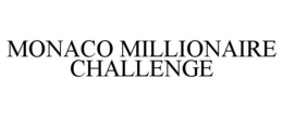 MONACO MILLIONAIRE CHALLENGE trademark