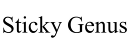 STICKY GENUS trademark