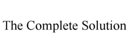 THE COMPLETE SOLUTION trademark