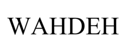 WAHDEH trademark