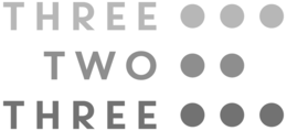 THREE TWO THREE trademark