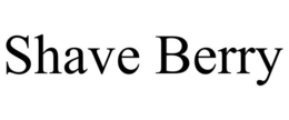 SHAVE BERRY trademark