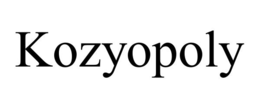 KOZYOPOLY trademark