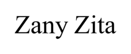 ZANY ZITA trademark