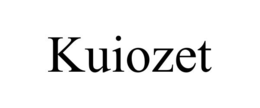KUIOZET trademark