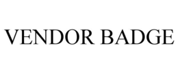 VENDOR BADGE trademark