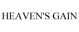 HEAVEN'S GAIN trademark