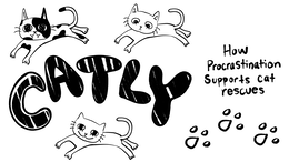 CATLY HOW PROCRASTINATION SUPPORTS CAT RESCUES trademark