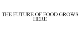 THE FUTURE OF FOOD GROWS HERE trademark