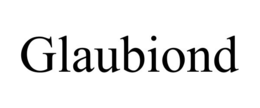 GLAUBIOND trademark
