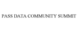 PASS DATA COMMUNITY SUMMIT trademark