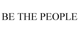 BE THE PEOPLE trademark