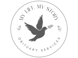 MY LIFE MY STORY OBITUARY SERVICES I AM trademark