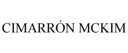 CIMARRÓN MCKIM trademark
