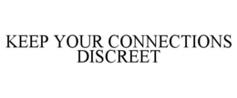 KEEP YOUR CONNECTIONS DISCREET trademark