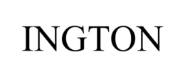 INGTON trademark