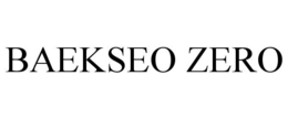 BAEKSEO ZERO trademark