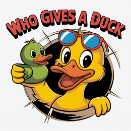 WHO GIVES A DUCK trademark