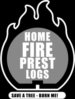 HOME FIRE PREST LOGS SAVE A TREE - BURN ME! trademark
