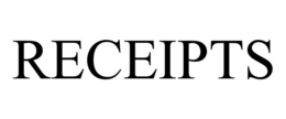 RECEIPTS trademark