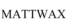 MATTWAX trademark