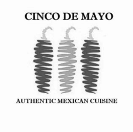 CINCO DE MAYO AUTHENTIC MEXICAN CUISINE trademark