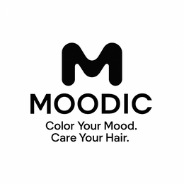 M MOODIC COLOR YOUR MOOD. CARE YOUR HAIR. trademark
