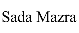 SADA MAZRA trademark