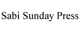SABI SUNDAY PRESS trademark