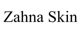 ZAHNA SKIN trademark