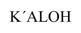 K´ALOH trademark